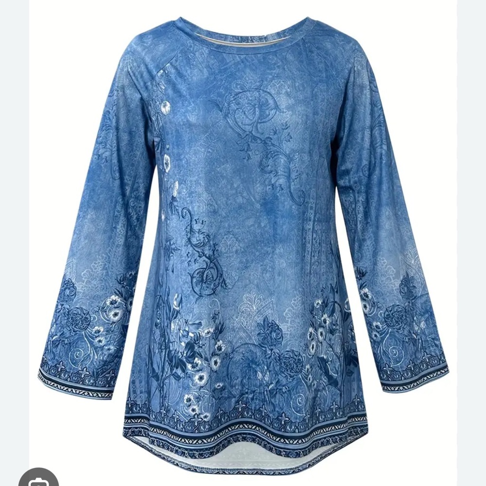 Long sleeve tunic top